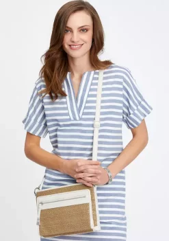 Flash Sale ???? Brighton® Brooklyn Straw Cross Body Organizer ???? -Brighton shop Belk 1098