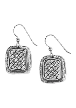 Best deal ✔️ Brighton® Ferrara Artisan Square French Wire Earrings in Sterling Silver ✨