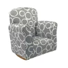 Flash Sale ⌛ Brighton Home Furniture Modern Toddler Rocker in Freehand Storm Grey Cotton ???? -Brighton shop Belk 1263
