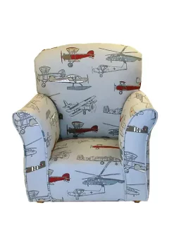 Buy ???? Brighton Home Furniture Modern Toddler Rocker in Airplaine Printed Cotton ???? -Brighton shop Belk 1267