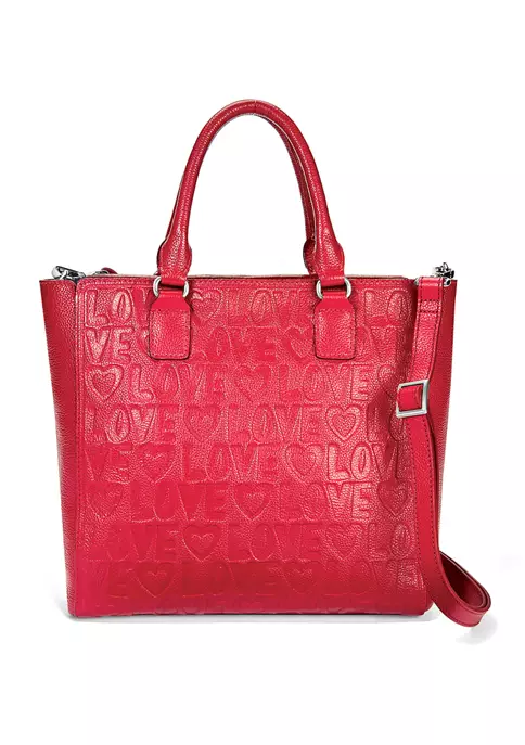 Cheapest ✨ Brighton® Deeply In Love Handheld Tote ???? 3 Cheapest ✨ Brighton® Deeply In Love Handheld Tote ????