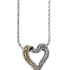 Top 10 ???? Brighton® Callie 2-Tone Heart Necklace ???? -Brighton shop Belk 297