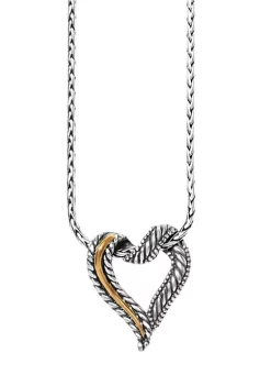 Top 10 ???? Brighton® Callie 2-Tone Heart Necklace ????