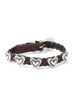 New ✔️ Brighton® Roped Heart Braid Bandit Bracelet ???? -Brighton shop Belk 312