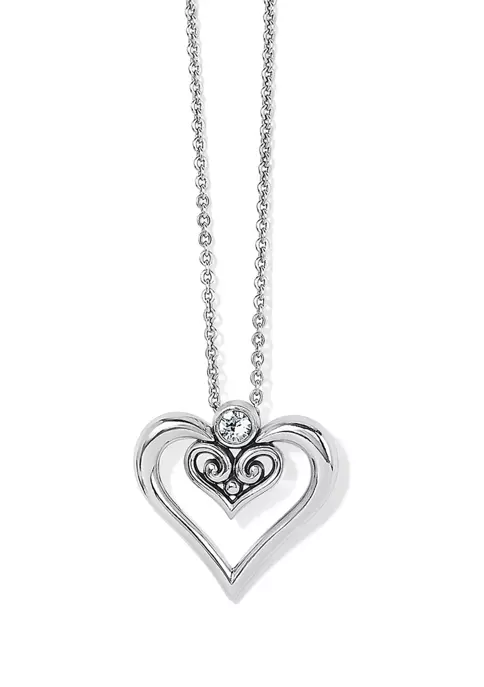 Buy ???? Brighton® Alcazar Duet Heart Necklace ❤️ 3 Buy ???? Brighton® Alcazar Duet Heart Necklace ❤️