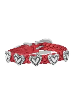 Flash Sale ???? Brighton® Roped Heart Braid Bandit Bracelet ???? -Brighton shop Belk 521