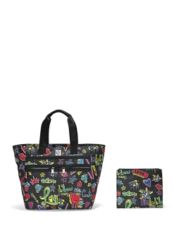Best Sale ???? Brighton® Love Scribble Lock It Super Tote ⭐ -Brighton shop Belk 606