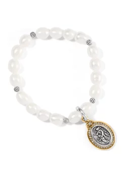 Brand new ???? Brighton® Guardian Angel Pearl Stretch Bracelet ???? -Brighton shop Belk 671