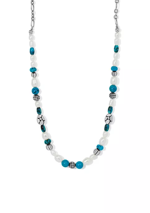 Hot Sale ???? Brighton® Pebble Turquoise And Pearl Necklace ???? 3 Hot Sale ???? Brighton® Pebble Turquoise And Pearl Necklace ????
