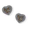 Coupon ???? Brighton® Neptune's Rings Woven Heart Post Earrings ???? -Brighton shop Belk 923