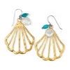 Best deal ❤️ Brighton® Calypso Shell French Wire Earrings ⌛ -Brighton shop Belk 946