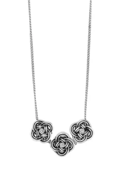 Best Pirce ✔️ Brighton® Interlok Trio Petite Necklace ✨ -Brighton shop Belk 998
